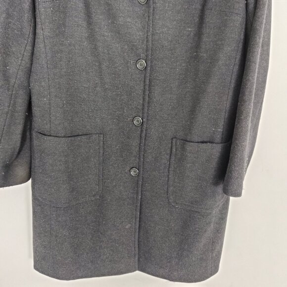 J. Crew Women's Wool Winter Jacket Size M Old Money Quiet Luxury Winter Classic - Picture 2 of 9